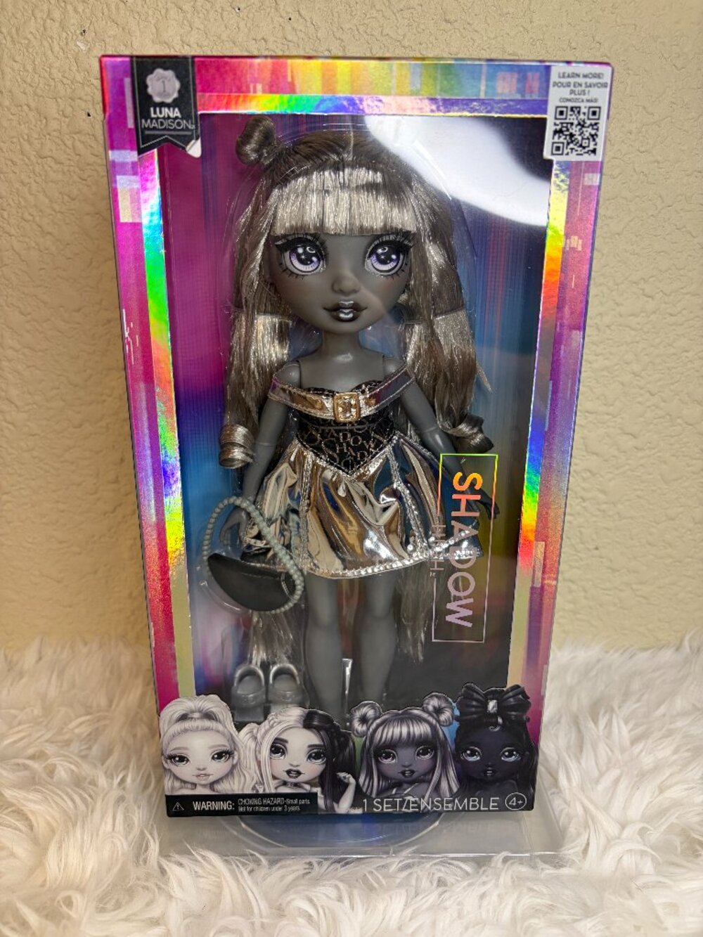 Shadow High Luna Madison Silver Gray Fashion Doll MGA Series 1 NIB NWT